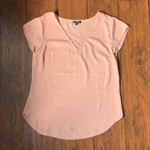 Flowy pink shirt